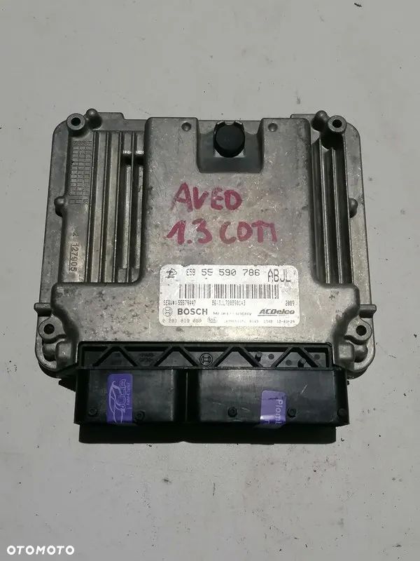 CHEVROLET AVEO - STEROWNIK KOMPUTER SILNIKA 55590786, 0281019089 - 1