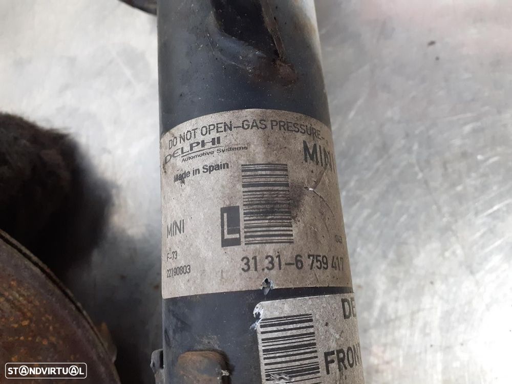 AMORTECEDOR FRONTAL ESQUERDO MINI MINI 2003 -31316759417 - 4