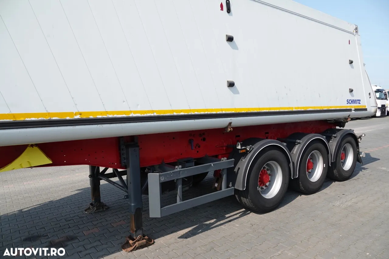 Schmitz Cargobull 40 M3 BASCULATOR / CAMION ALUMINIU / AXIE LIFTATOR / SAF / IMPORTAT - 10