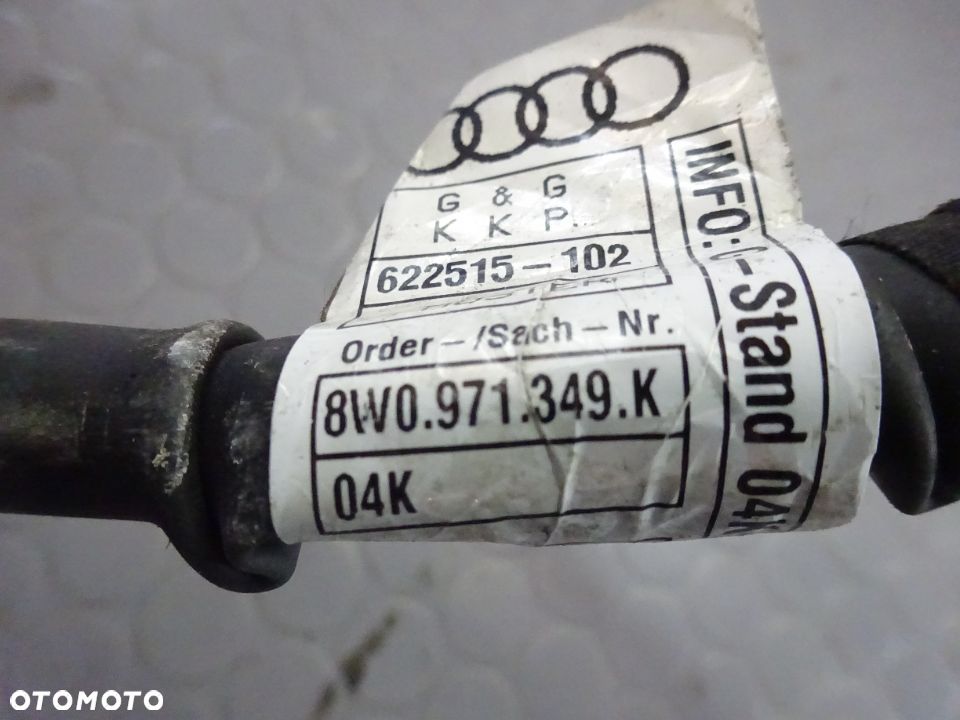 8W0971349K wiazka instalacja alternatora Audi A4 A6 A8 czesci - 2