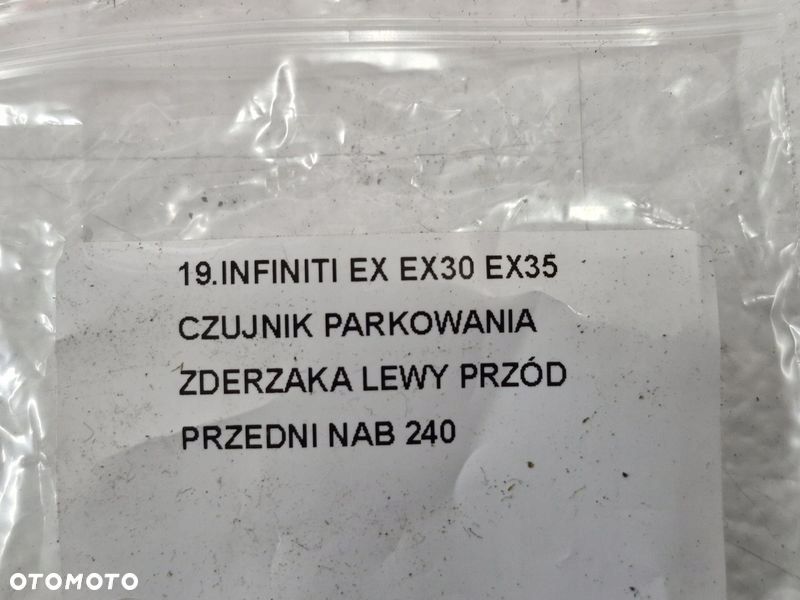 INFINITI EX EX30 EX35 CZUJNIK PARKOWANIA ZDERZAKA LEWY PRZÓD PRZEDNI NAB - 5