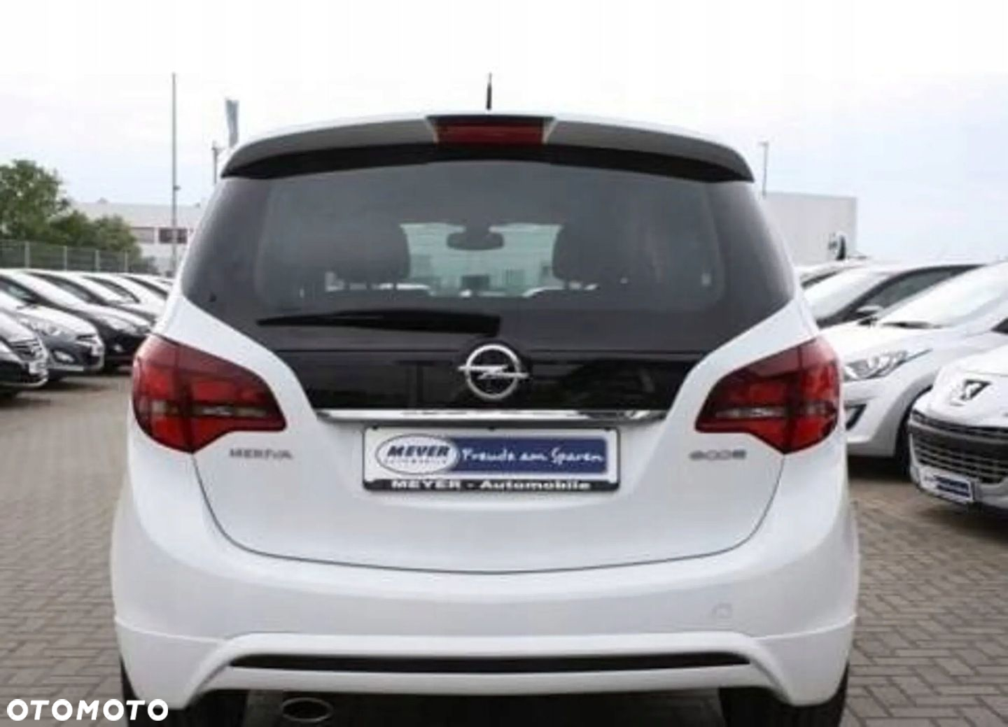Zderzak Tył Opel Meriva B 2 II OPC Line ORYG - 2