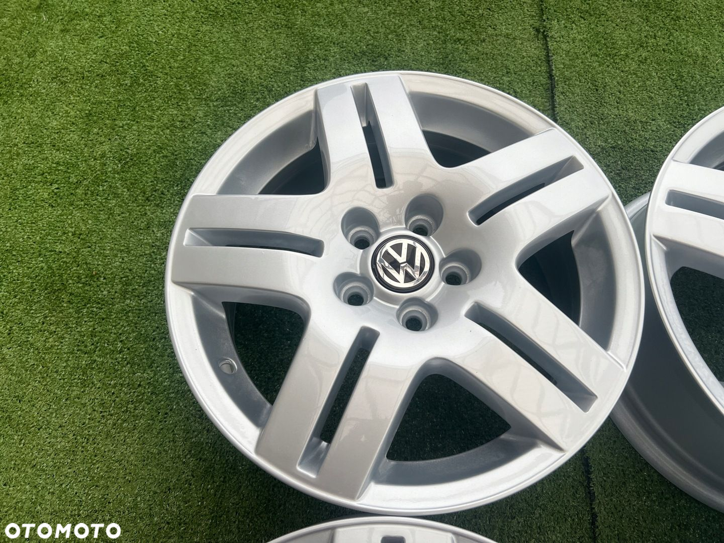 KOMPLET FELG FELGI ALU VOLKSWAGEN VW POLO GOLF IV 1J0 15 5X100 ORYGINALNE - 6