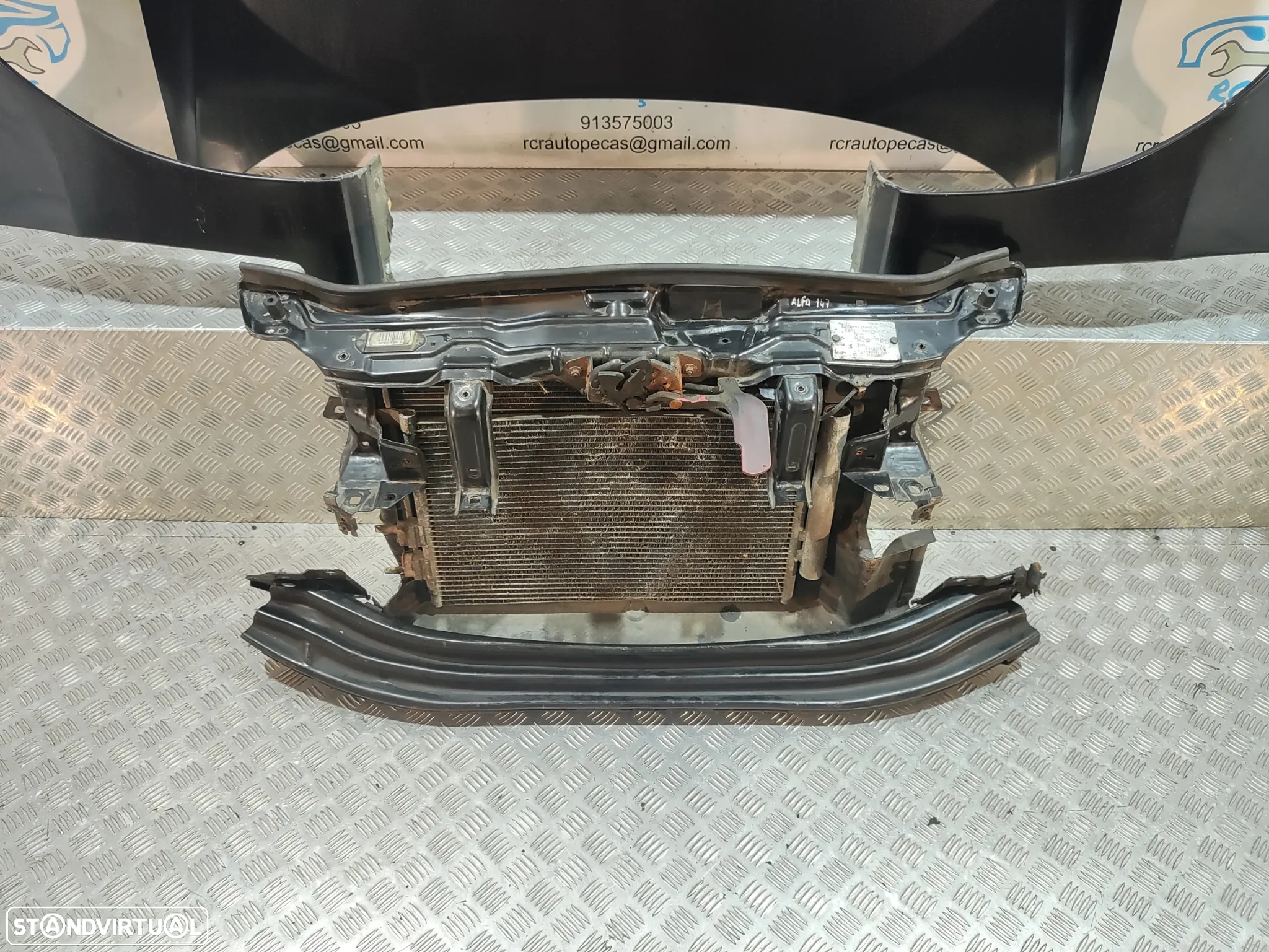 FRENTE COMPLETA ALFA ROMEO 147 937 FACELIFT COLLEZIONE CAPOT PARACHOQUES GUARDA-LAMAS OTICAS RADIADOR VENTILADOR FRENTE FIBRA REFORÇO - 20