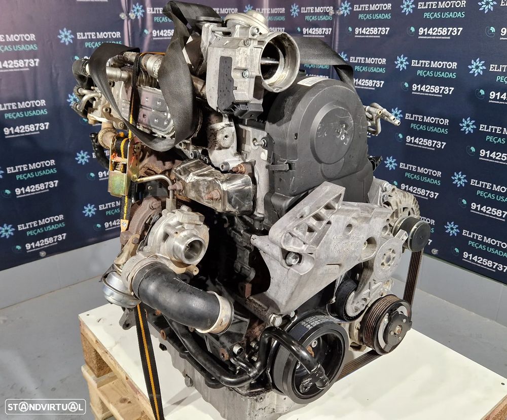 Motor usado BXE AUDI A3 8P 1.9 TDI 105CV SEAT LEON ALTEA SKODA OCTAVIA VW GOLF V 5 TOURAN JETTA - 4