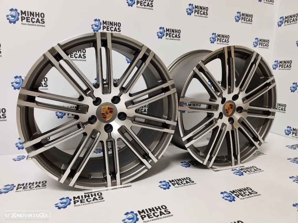 Jantes Porsche Macan Turbo em 20 (5x112) GunMetal - 3