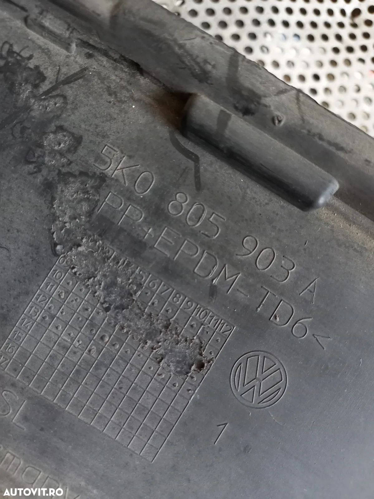 Spoiler Fusta Buza Bara Fata Vw Golf 6 VI Hatchback Cod 5KA - Dezmembrez Arad - 8