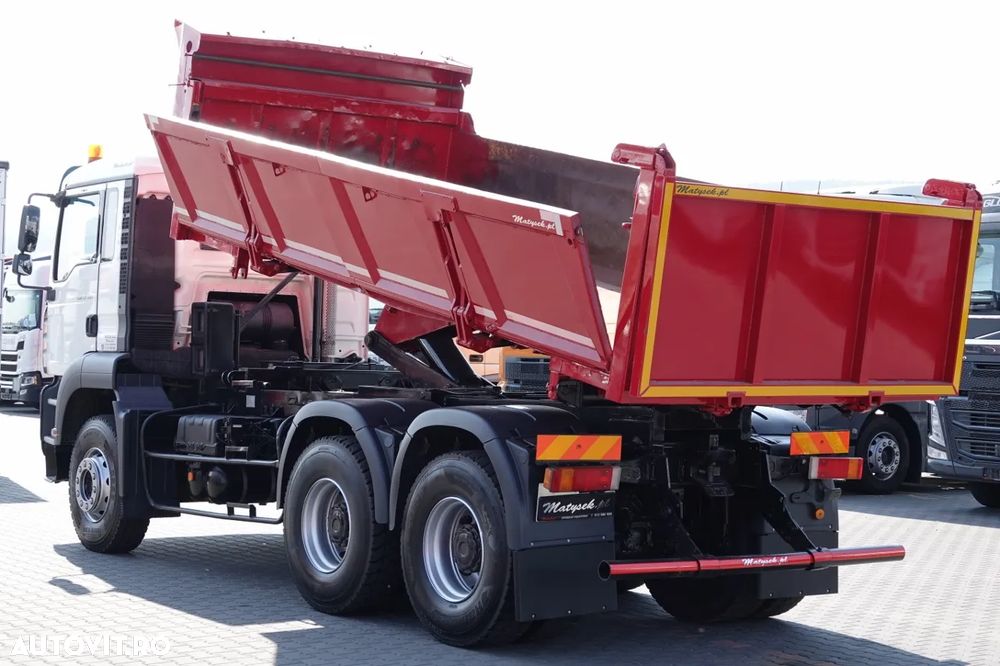 MAN TGA 33.390 / 6X4 / CAMION BASCULANTE PE 2 FETE / HIDROBOARD / MANUAL / IMPORTAT - 2