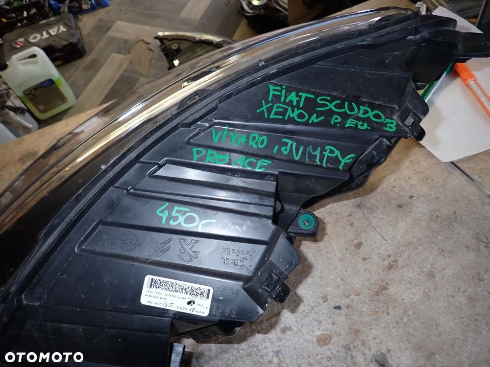 FIAT SCUDO VIVARO JUMPY PROACE LAMPA XENON PRAWY PRZOD - 2