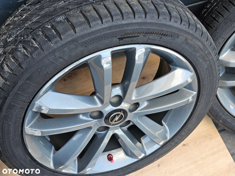 KOŁA FELGI ALUMINIOWE OPONY OPEL VECTRA C ASTRA H ZAFIRA B SIGNUM 17" 5x110 ET41 225/45/17 - 12