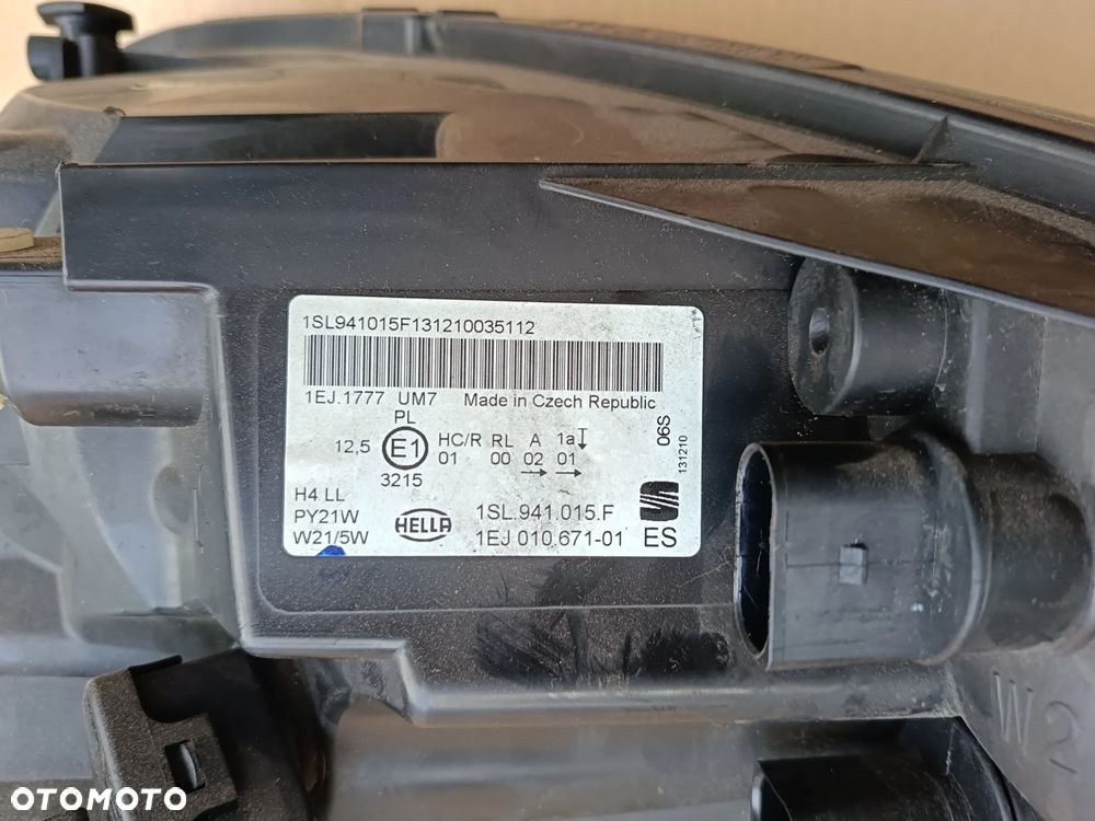 Lampa przednia lewa Seat Mii reflektor lewy 1SL941015F - 4