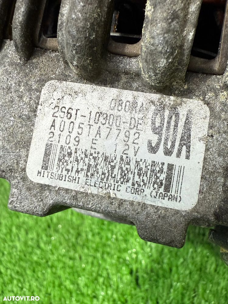 ALTERNATOR FORD FIESTA / FUSION 1.6 BENZINA 2009 COD OEM 2S6T-10300-DE 2S6T10300DE 2002-2012 - 7