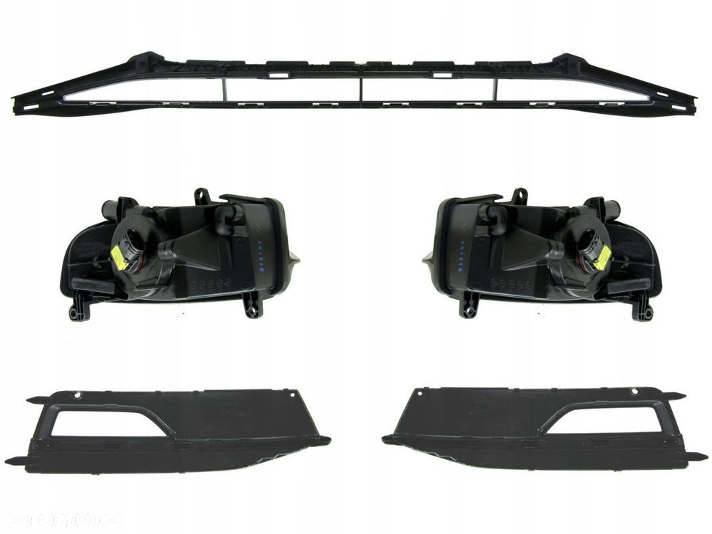 Audi A4 B8 11 - 15 S Line Kratka / Kratki + halogeny w zderzak przedni - 1