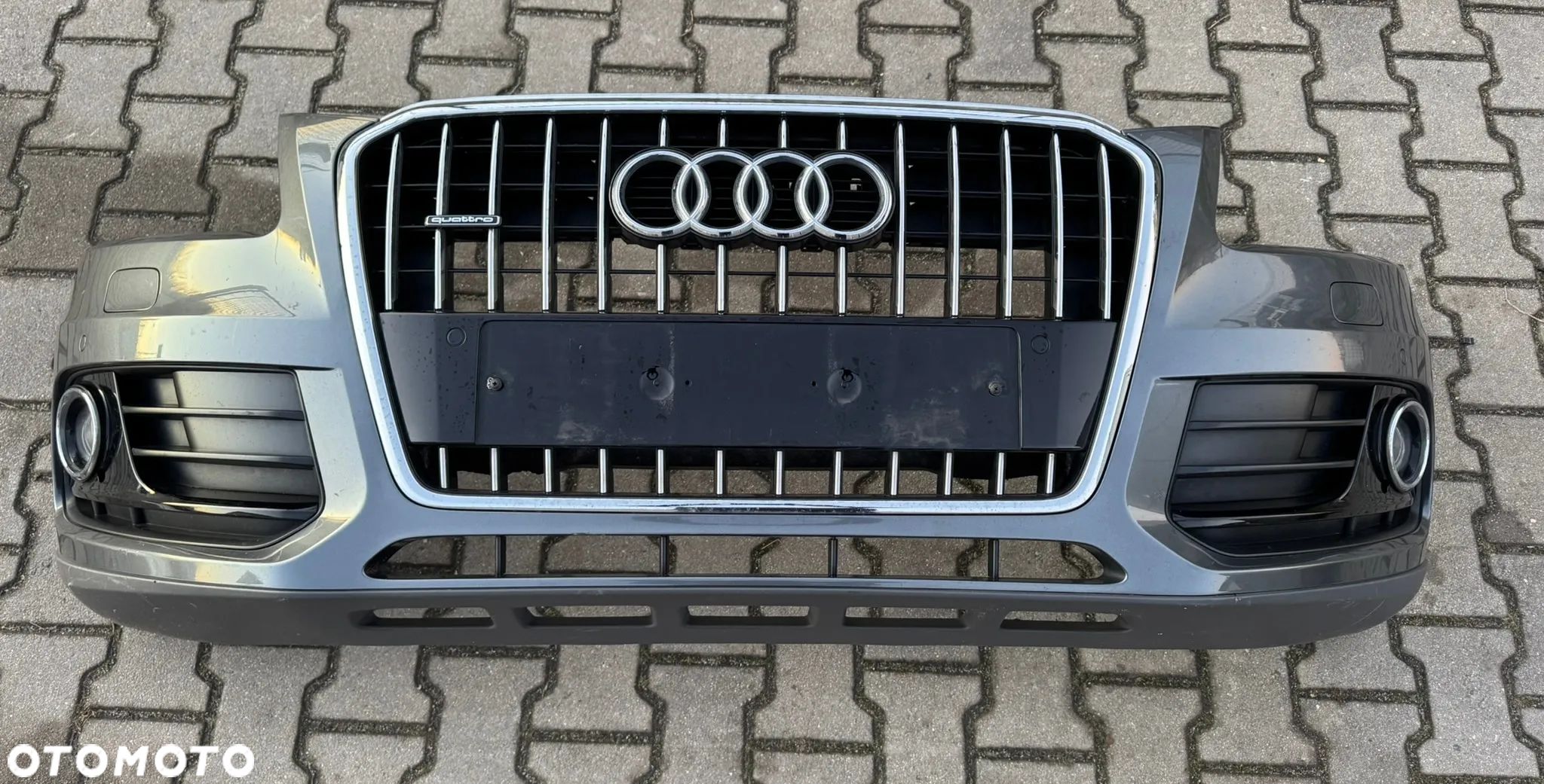 Audi Q5 8R Lift zderzak przód przedni zwykły LX7R - 1