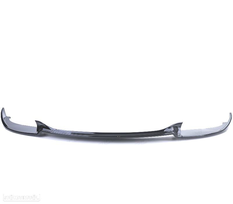 SPOILER LIP BMW E60 E61 07-10 LOOK M5 PRETO BRILHANTE - 3