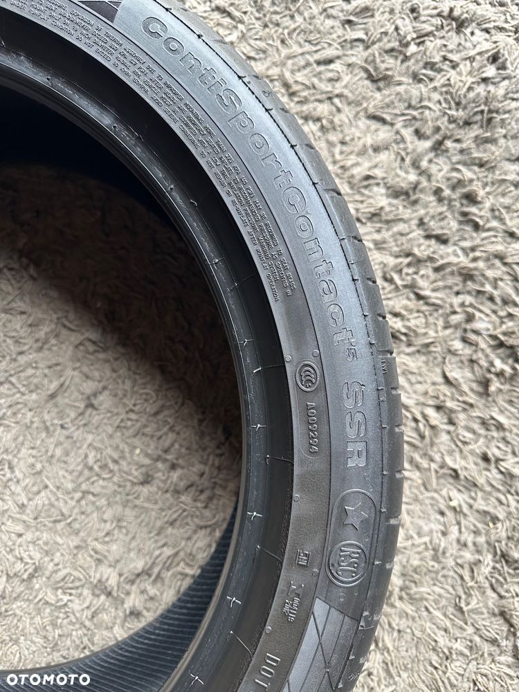 2022r Para dwie sztuki 225/45/18 R18 91Y opony letnie Continental Contisportcontact 5 SSR Runflat RSC Radom lato BMW F30 - 4