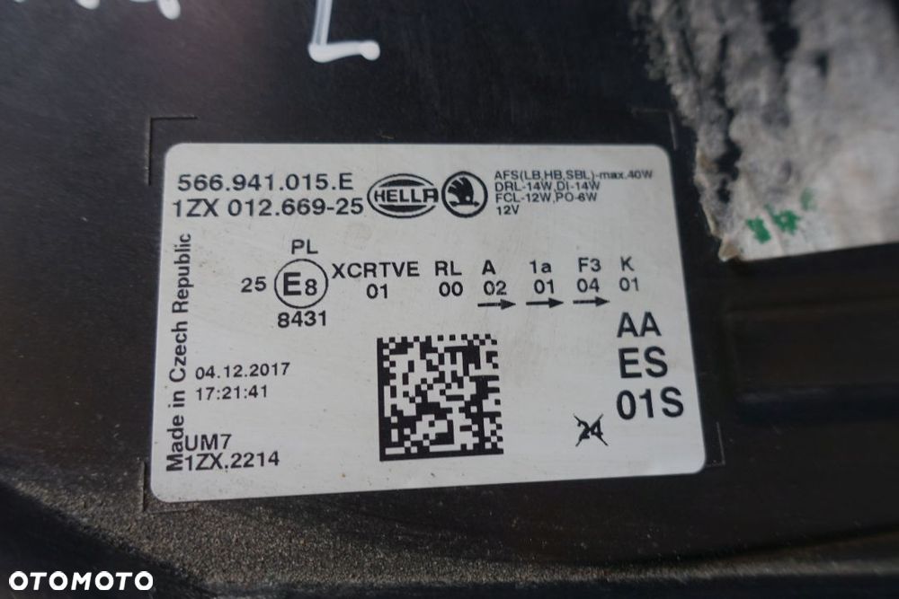 LAMPA LEWY PRAWY PRZÓD KODIAQ FULL LED - 7