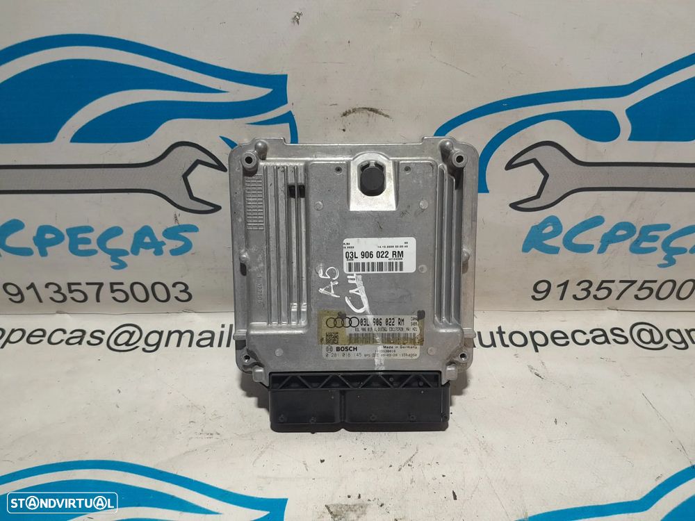 CENTRALINA ECU MOTOR AUDI A5 8T 2.0 TDI 16V 170CV CAH CAHA 0281016145 03L906022RM 03L906022 AUDI A4 B8 A6 C6 Q5 8RB SEAT EXEO - 1