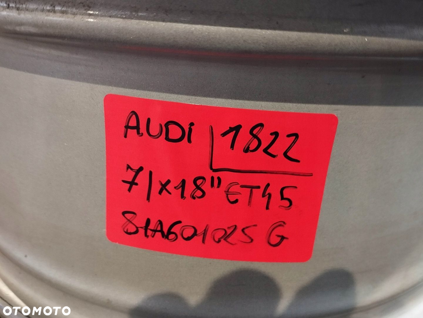ALU FELGA 1SZT 81A601025 G 7J X 18 ET45 1SZT AUDI Q2 - 3