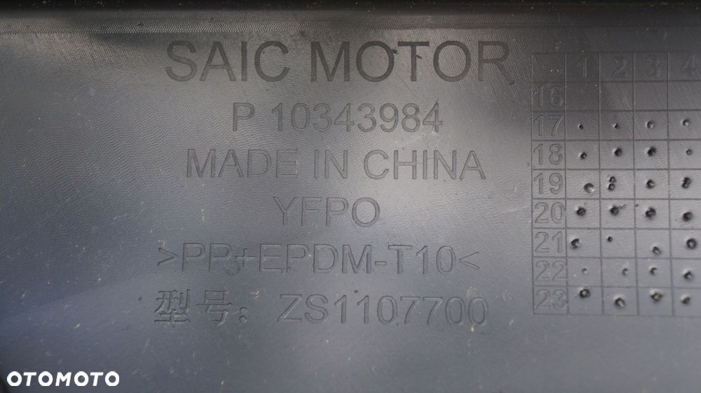 MG ZS Dokładka zderzaka przód ZDERZAK HOKEJ DÓŁ 10343984 P10343984 - 6