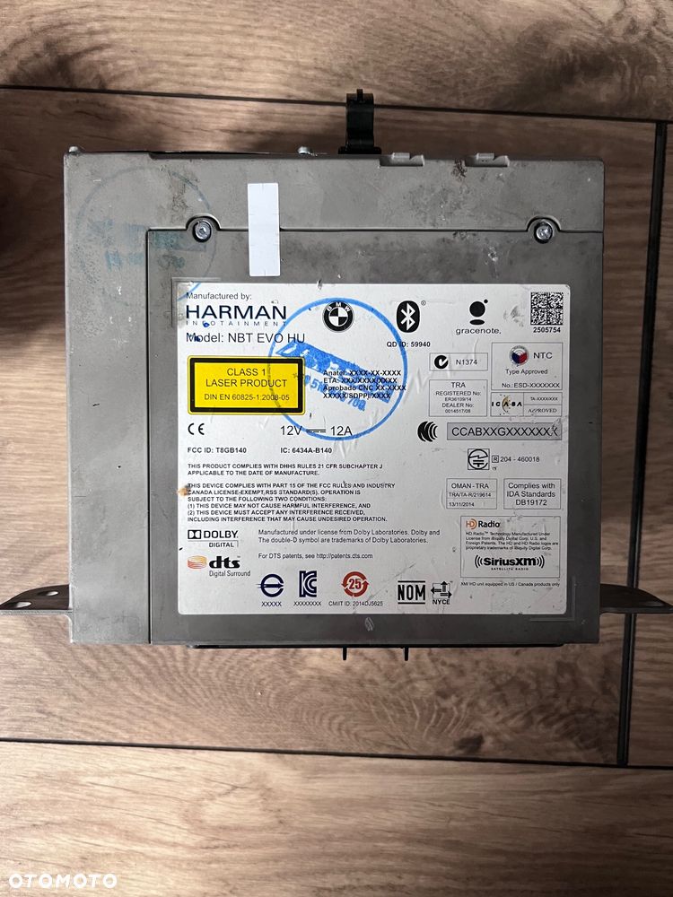 Radio nawigacja navi czytnik nbt evo BMW F20 F30 F32 F36 680924301 - 1