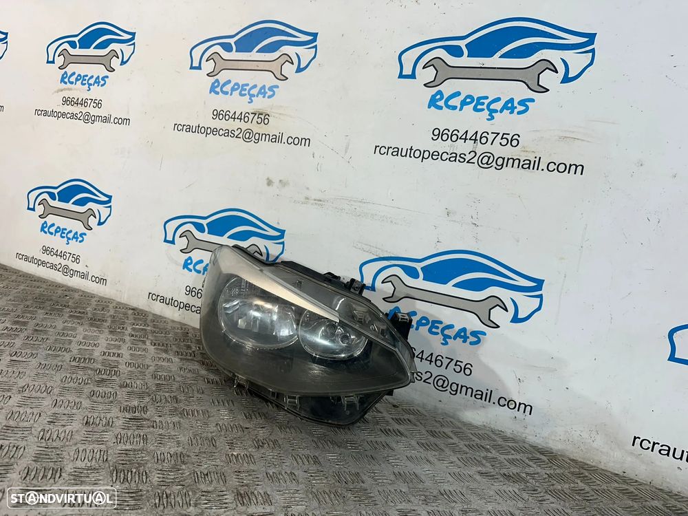 .Conjunto Oticas Farois Frontal Frente Esquerda Halogenio Original BMW Serie 1 F20 5 Portas F21 3 Portas 7229685 7229686 2012 - 2015 - 8