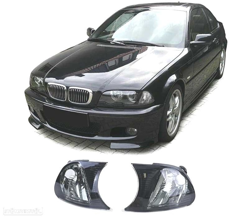 PISCAS FRONTAIS ESCURECIDOS PARA BMW SERIE 3 E46 COUPE 01-03 - 1