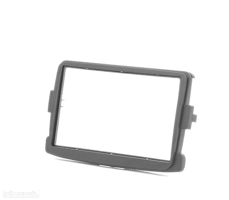 MOLDURA ADAPTADOR PRETO PARA RADIO 2-DIN PARA RENAULT DACIA DUSTER LOGAN CAPTUR SYMBOL DOKKER LODGY - 4