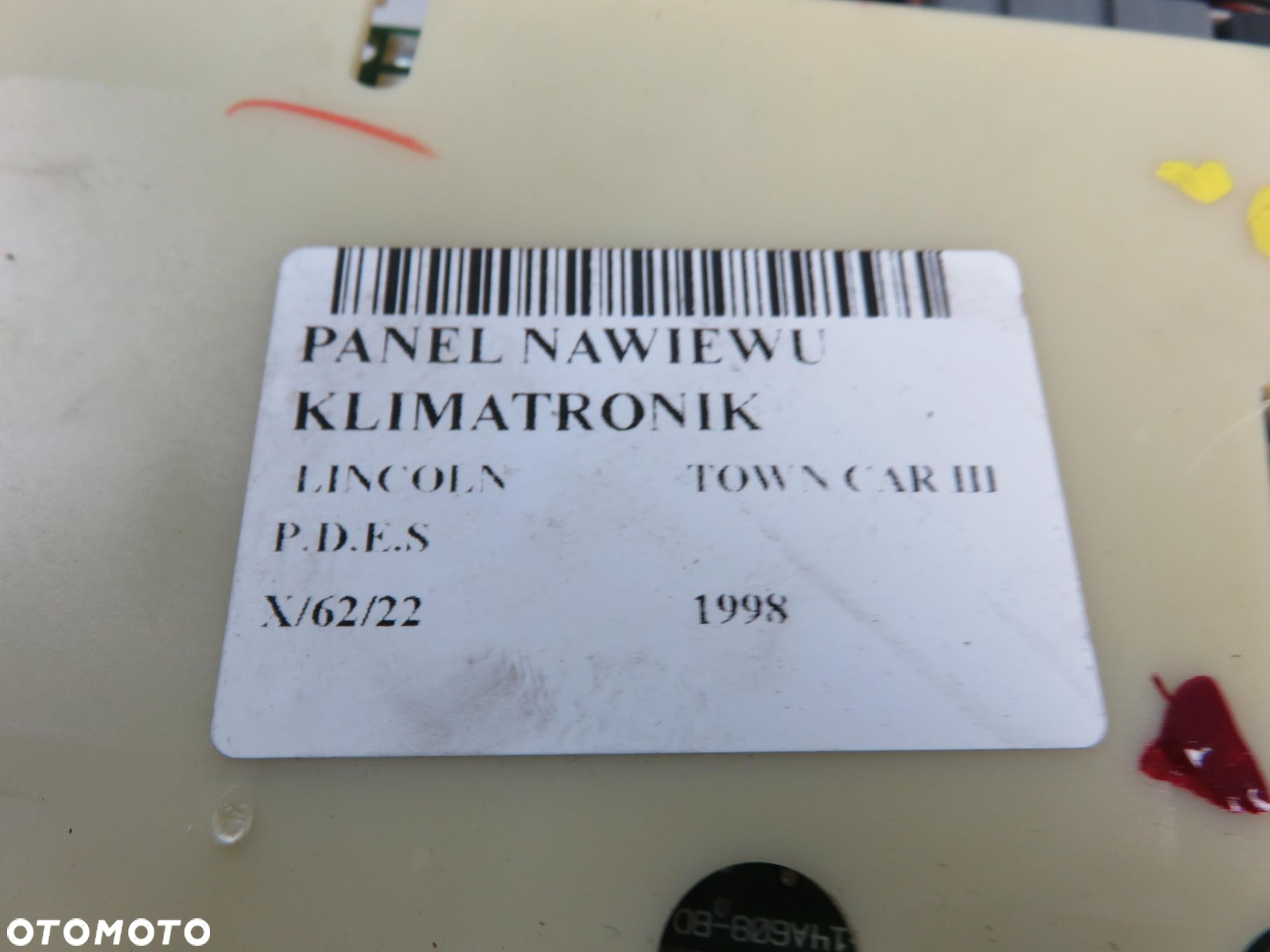 KLIMATRONIK LINCOLN TOWN CAR III YW1H19C933AB YW1H18C612ABSR - 4