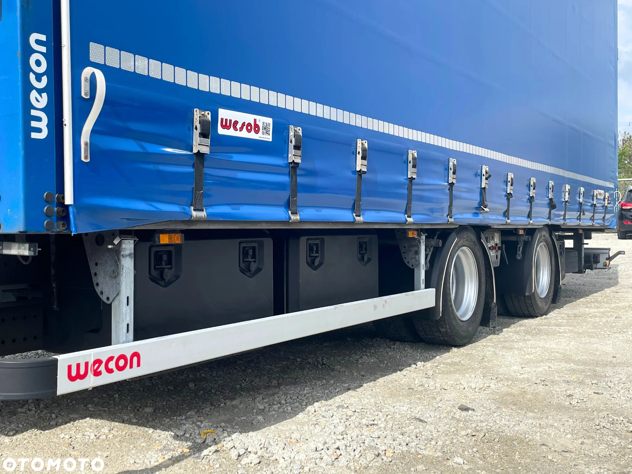Wecon PRZYCZEPA TANDEM / 7,75 M / SUWANY PODNOSZONY DACH / SALON PL - 7