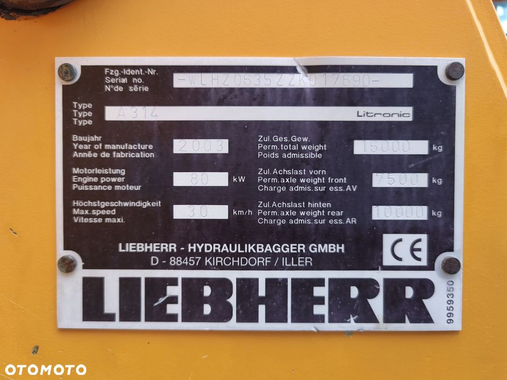 Liebherr A314 LITRONIC - 9