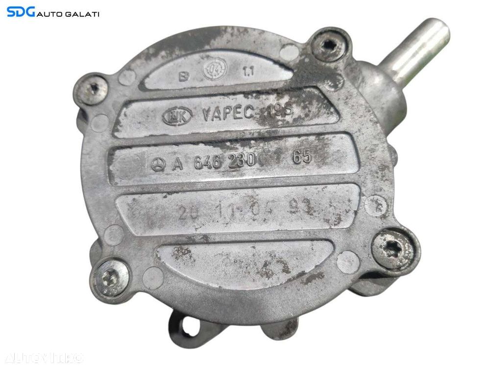 Pompa Vacuum Mercedes Clasa C Class W203 2.2 CDI 2001 - 2007 Cod A6462300165 [N2452] - 6