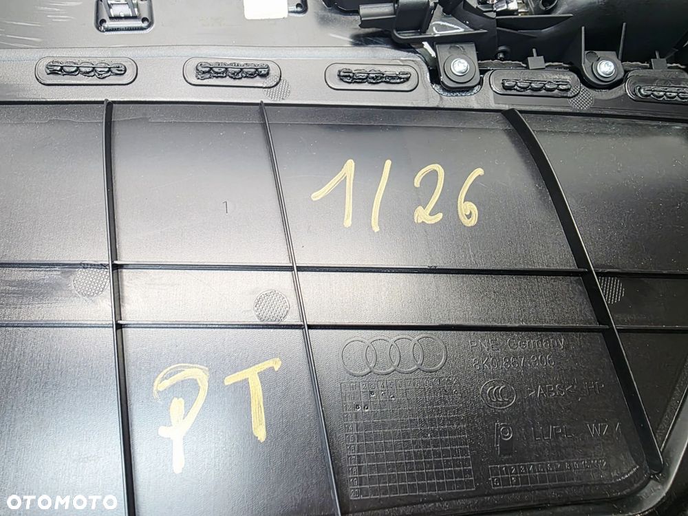 BOCZEK DRZWI PRAWY TYŁ AUDI A4 B8 8K0867306 1/26 SKÓRA - 8