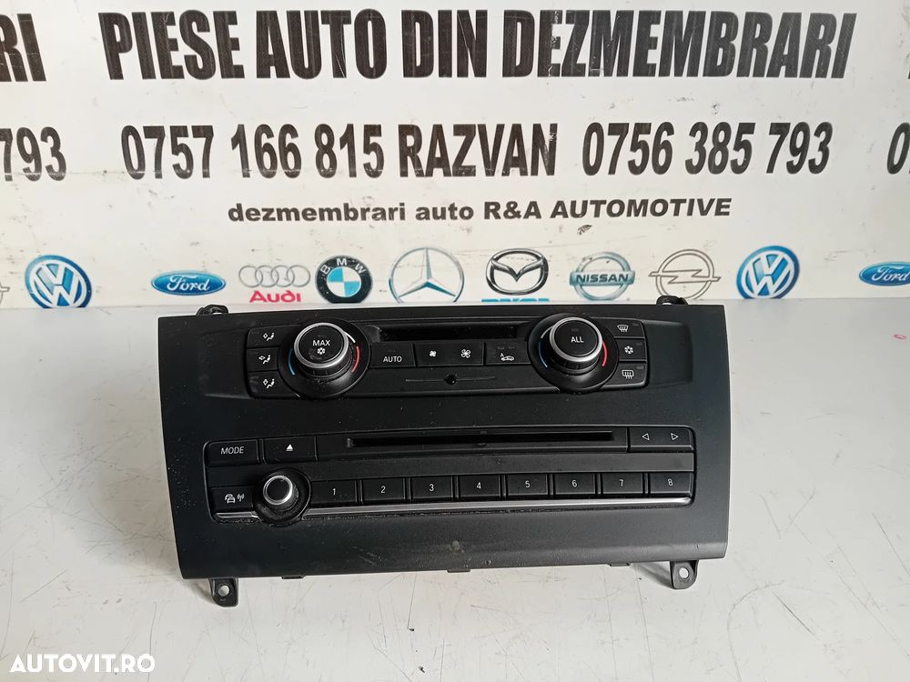 Panou Modul Comanda Clima Climatronic Interfata Radio Cd Navi Bmw X3 F25 X4 F26 Volan Stanga - 1