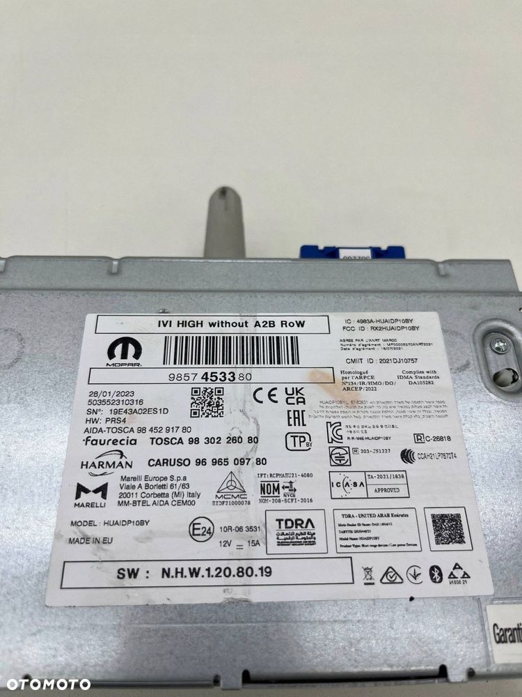 OPEL ASTRA L VI RADIO CZYTNIK NAWIGACJA 9857453380 - 3