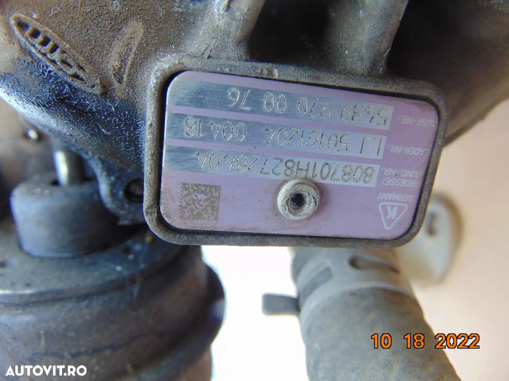 Turbina Nissan Qashqai 1.5 euro 5 Renault megane 3 Juke Scenic 3 dacia duster logan MCV turbosuflan - 4
