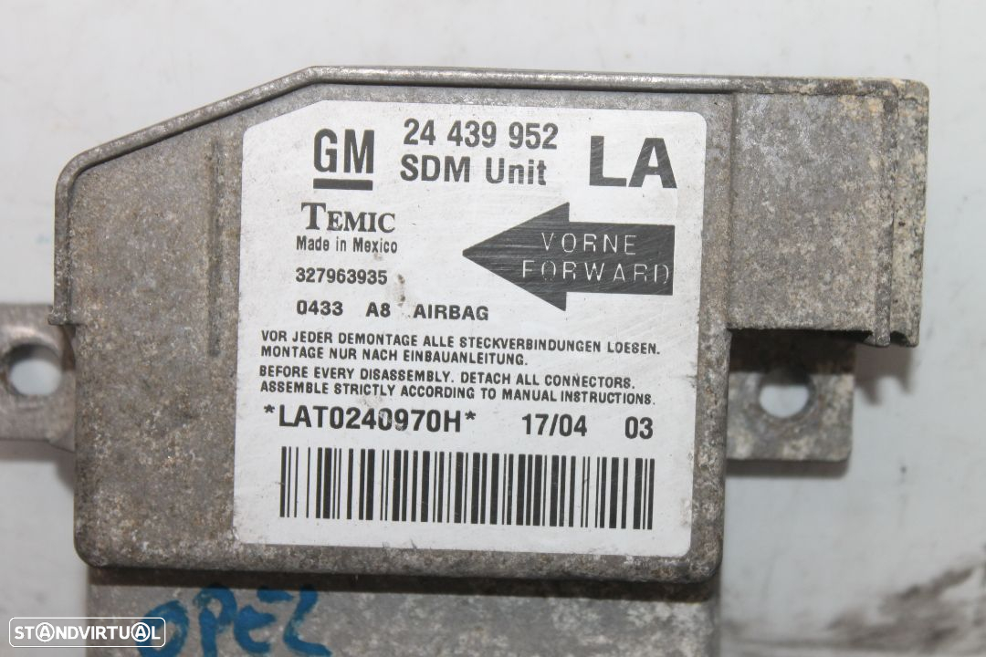 Centralina de Airbag Opel Corsa C de 2001 - 2