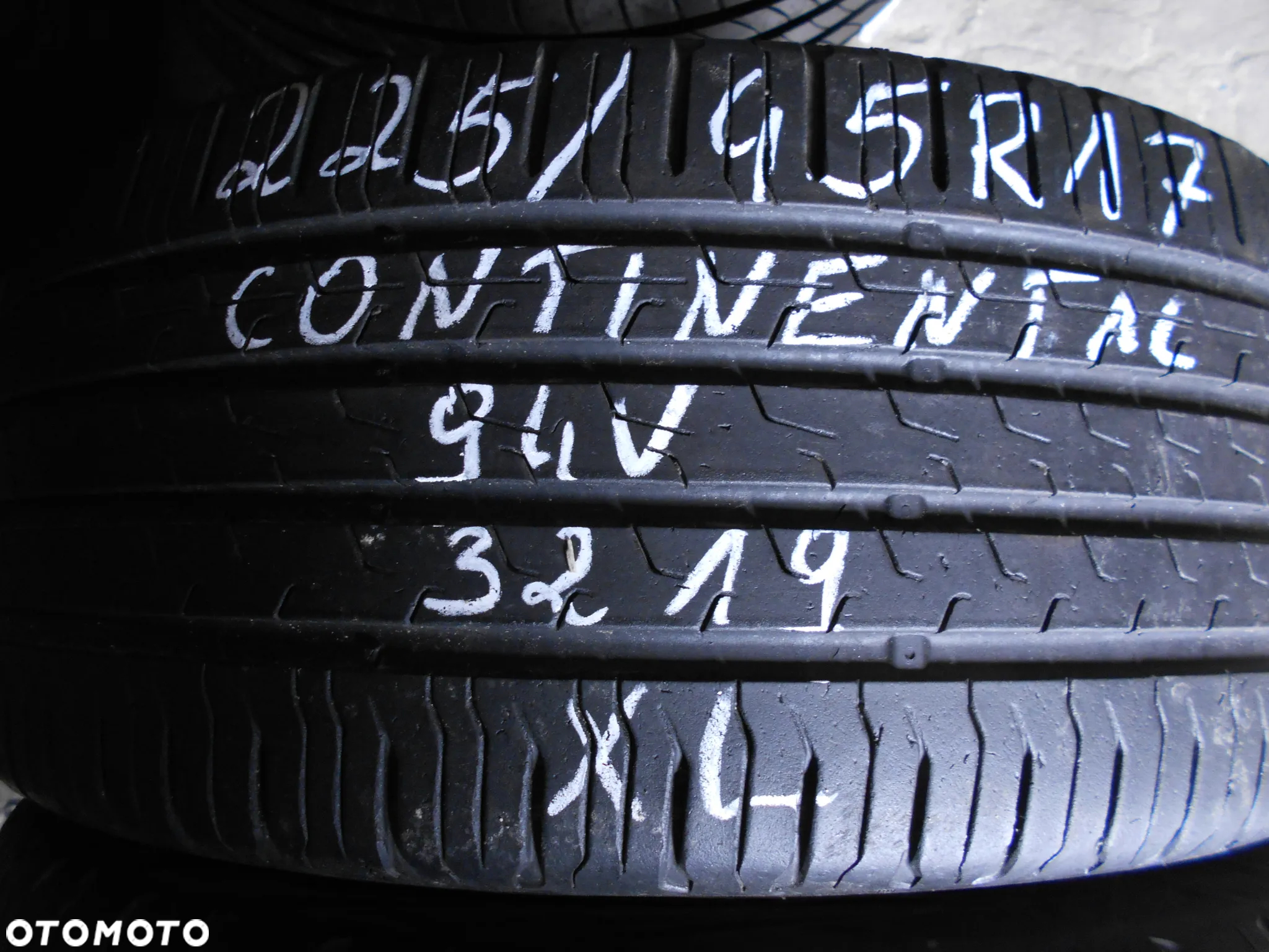 OPONY 225/45R17 CONTINENTAL ECO CONTACT 6 XL DOT 3219 7.9MM - 2