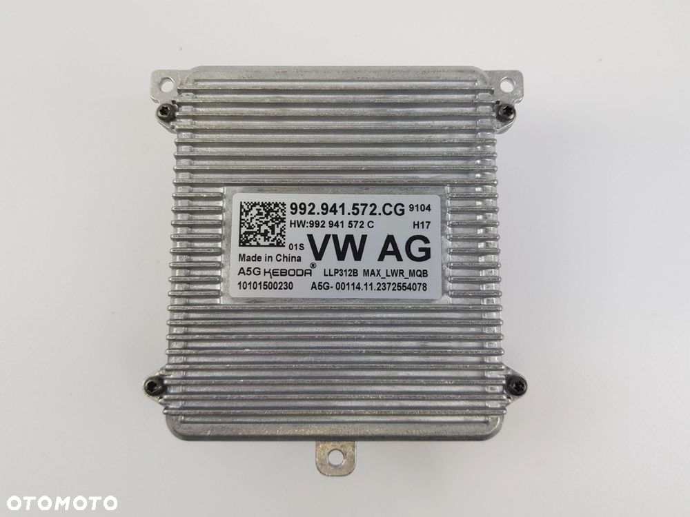 NOWA Przetwornica moduł lampy led PORSCHE AUDI VW SKODA SEAT 992941572CG - 1