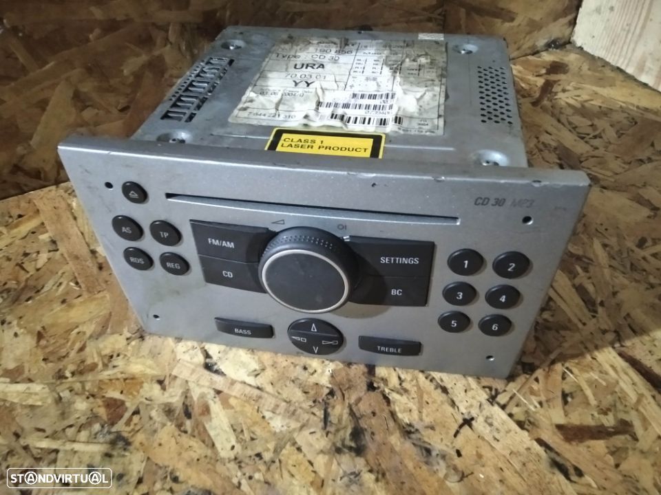 AUTO-RADIO CD ORIGINAL OPEL ASTRA H / CORSA C / VECTRA C / SIGNUM 13190853 93180959 13190856 CD30 - 5