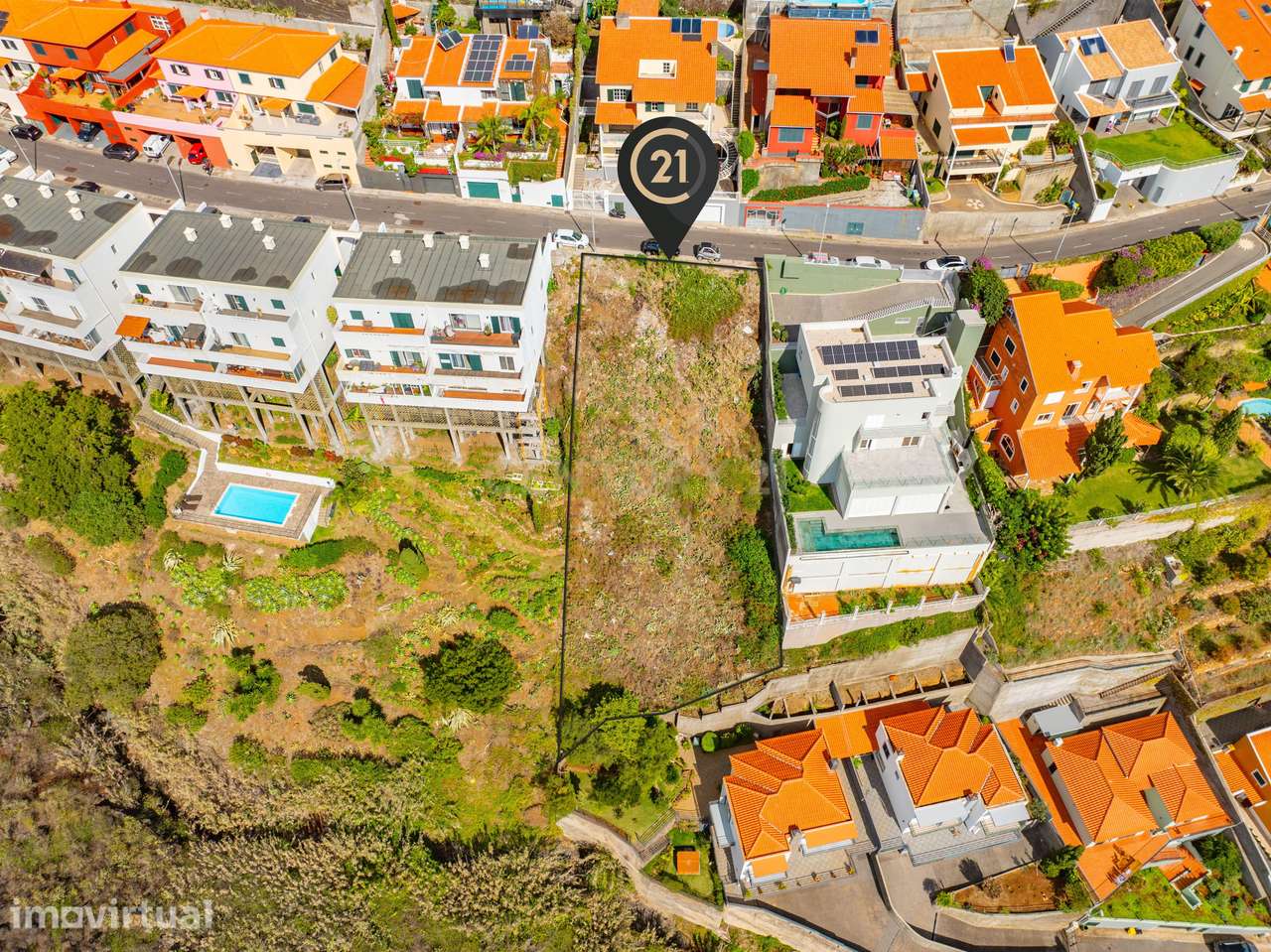 Terreno Urbano com Vista Mar em Garajau – Madeira - Grande imagem: 4/8