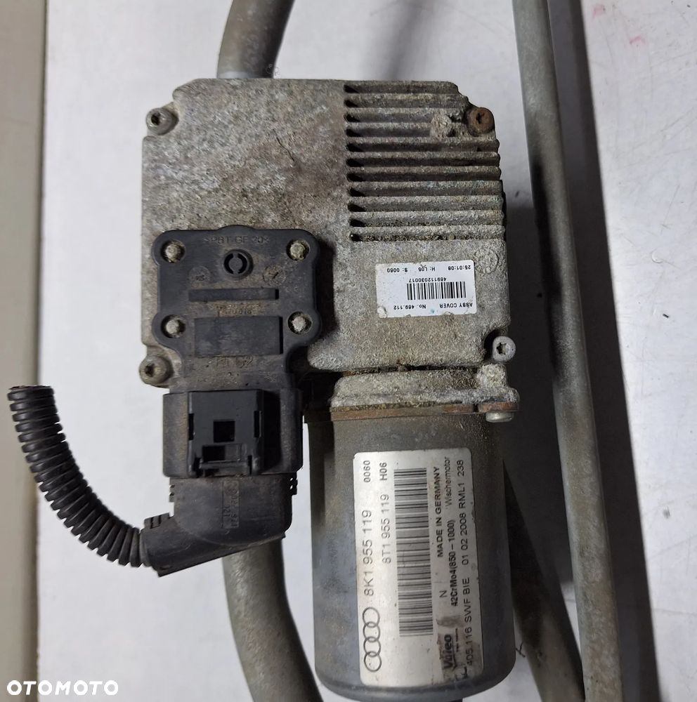 MECHANIZM+SILNICZEK WYCIERACZEK PRZÓD AUDI A4/B8 08r EUR 8K1955119 - 4