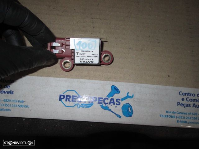 Sensor Airbag 30613043A VOLVO S40 2001 VOLVO V40 2002 1.9D 115CV 5P CINZA - 1