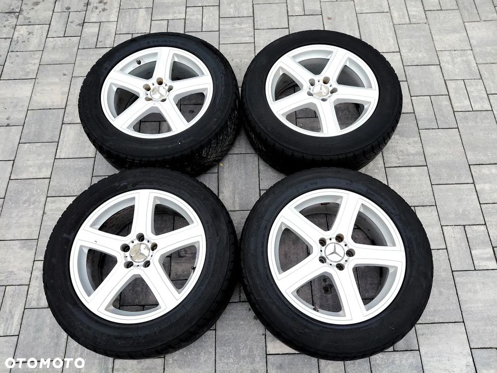 FELGI Z OPONAMI KOŁA ALUMINIOWE MERCEDES W251 R-KLASA R18 5X112 66.6 mm OPONY 255/55 ZIMA NR5