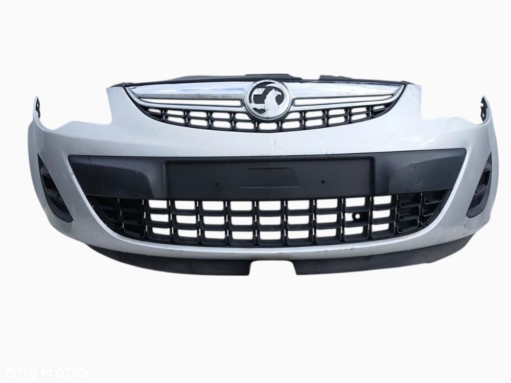 ZDERZAK PRZÓD PRZEDNI OPEL CORSA D LIFT 11-14r. SREBRNY
