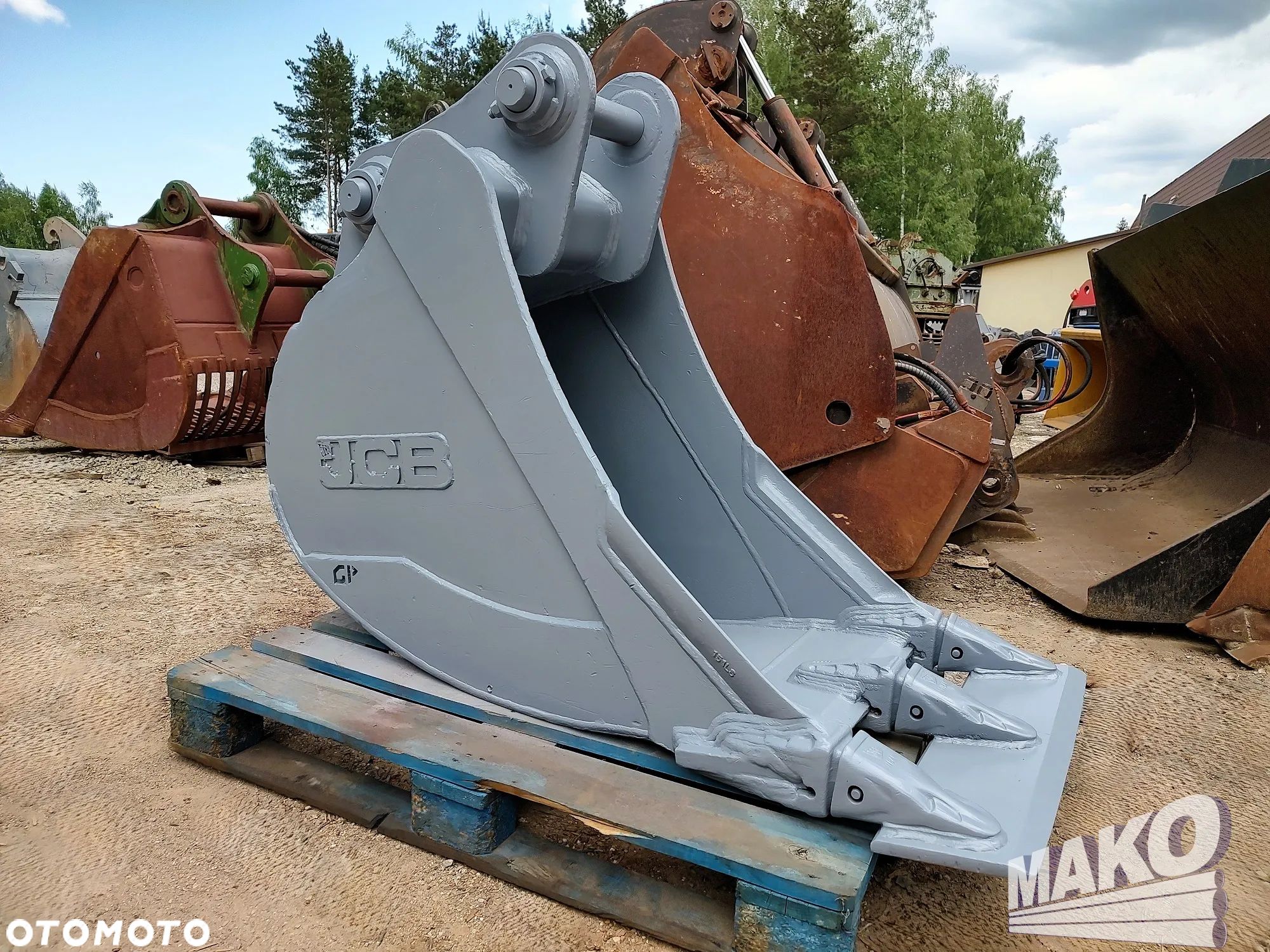 Łyżka JCB 60cm do koparki Miller fi 65 - 1