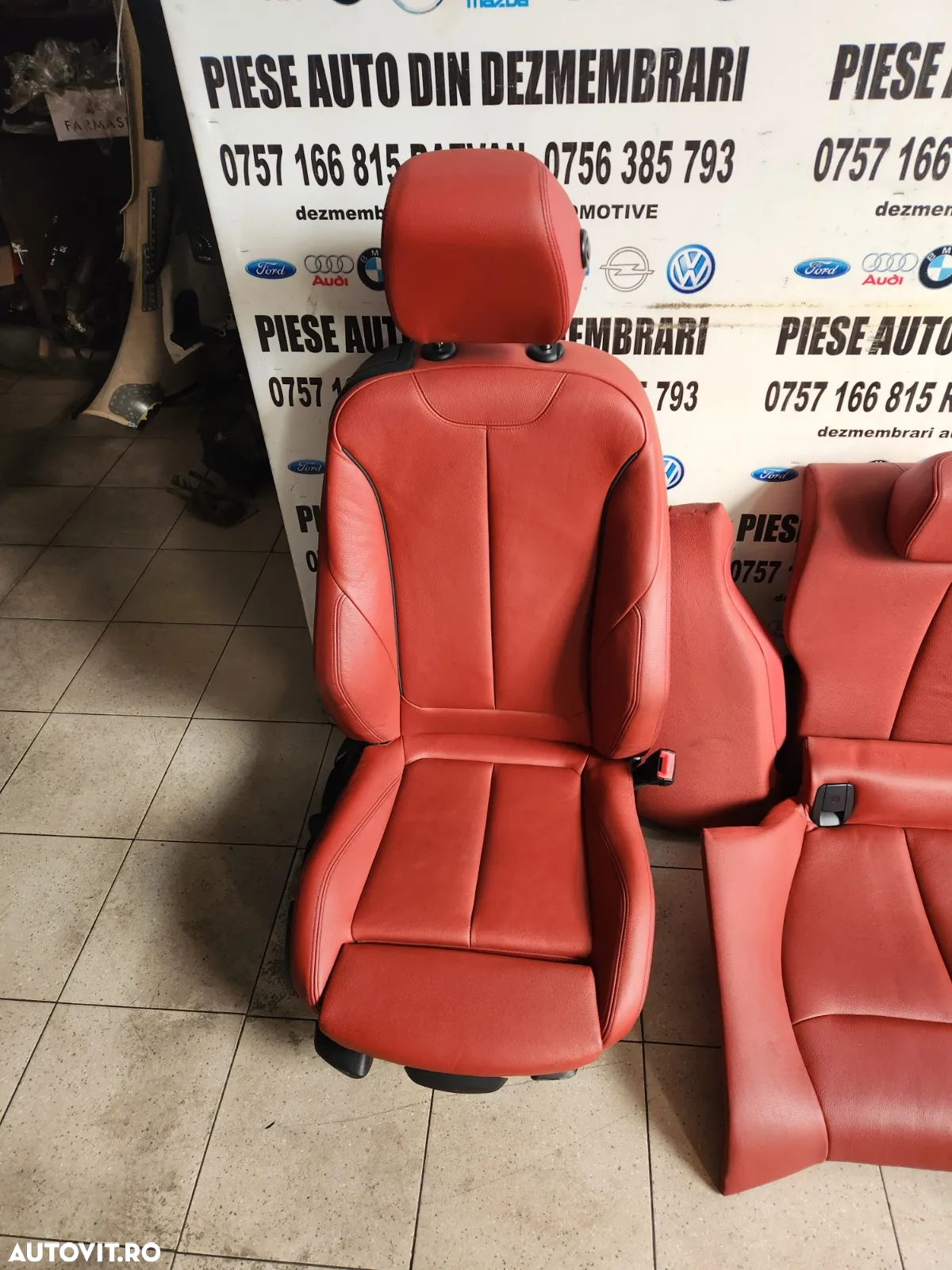 Interior Complet Scaune Tapiterie Bancheta Bmw Seria 4 Coupe Cabrio F32 F33 Volan Stanga Stare Foar - 5