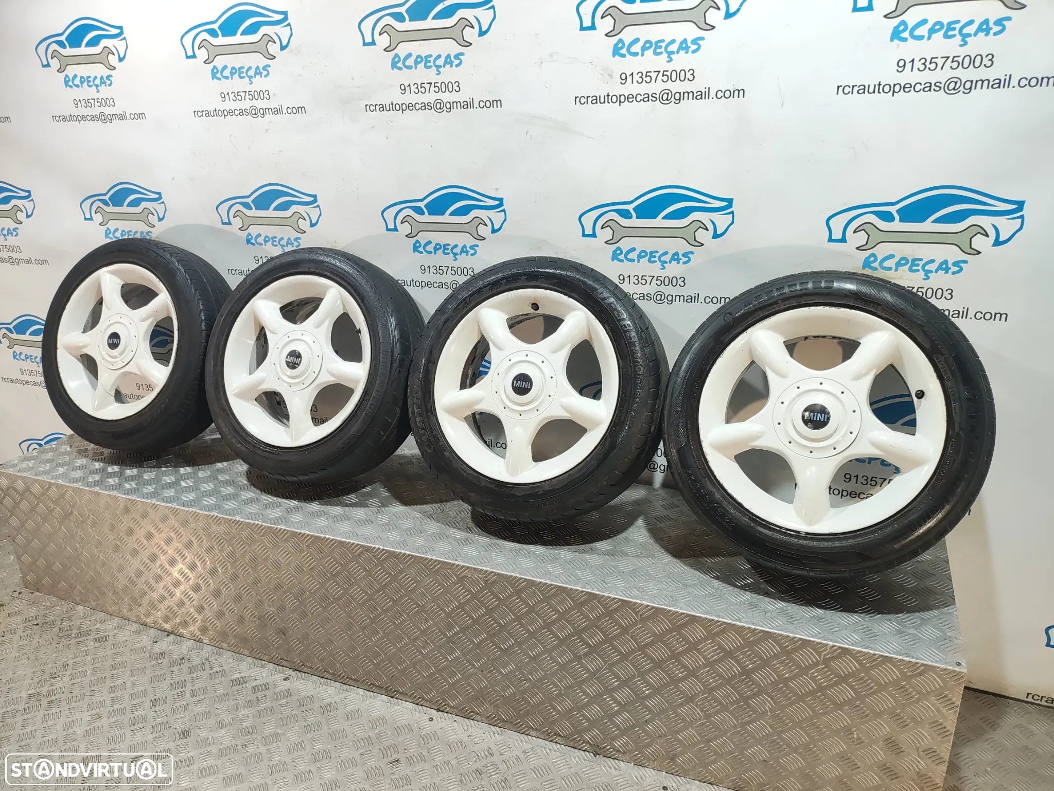 .JANTES ORIGINAIS MINI COOPER R50 16 POLEGADAS 6,5J ET48 4X100 - 11