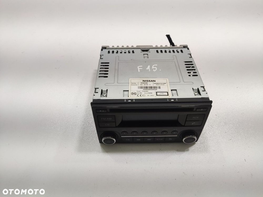 FABRYCZNE RADIO CD NISSAN JUKE I F15 2010-2014 28185-BX80A - 3