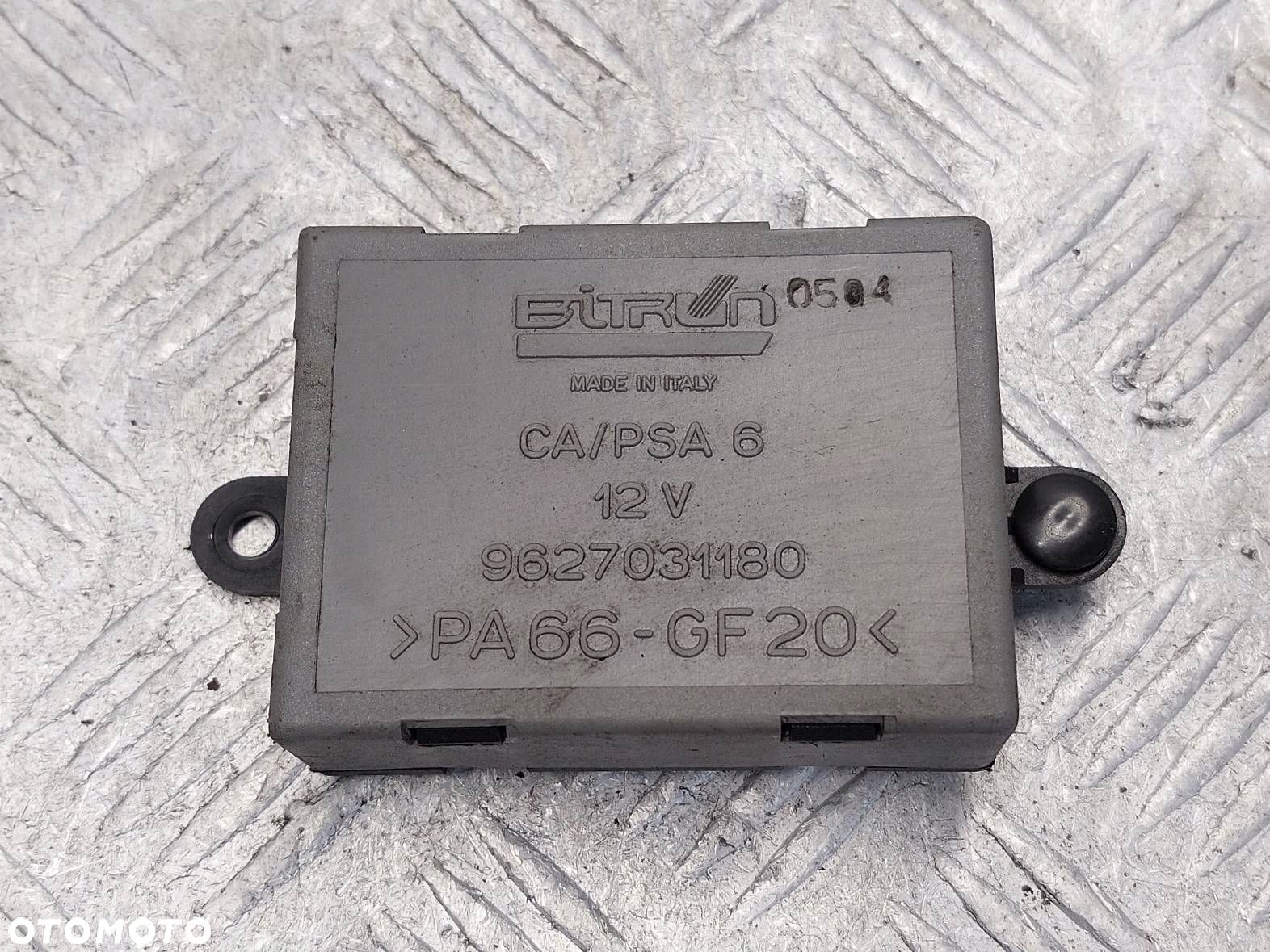 MODUŁ STEROWNIK  ZAMKA CENTRALNEGO  CITROEN BERLINGO I FL 9627031180 - 1